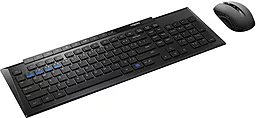 Комплект (клавіатура+мишка) Rapoo (8200M) Black