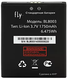 Аккумулятор Fly IQ4491 Quad Era Life 3 / BL8003 (1750 mAh) 12 мес. гарантии