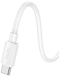 Кабель Hoco X96 Hyper USB Type-C - Type-C 60w 3a 0.25м PD cable White - мініатюра 4