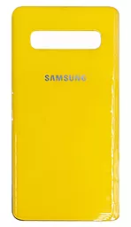 Задняя крышка корпуса Samsung Galaxy S10 Plus 2019 G975F Original Canary Yellow - фото Задняя крышка корпуса Samsung Galaxy S10 Plus 2019 G975F Original Canary Yellow