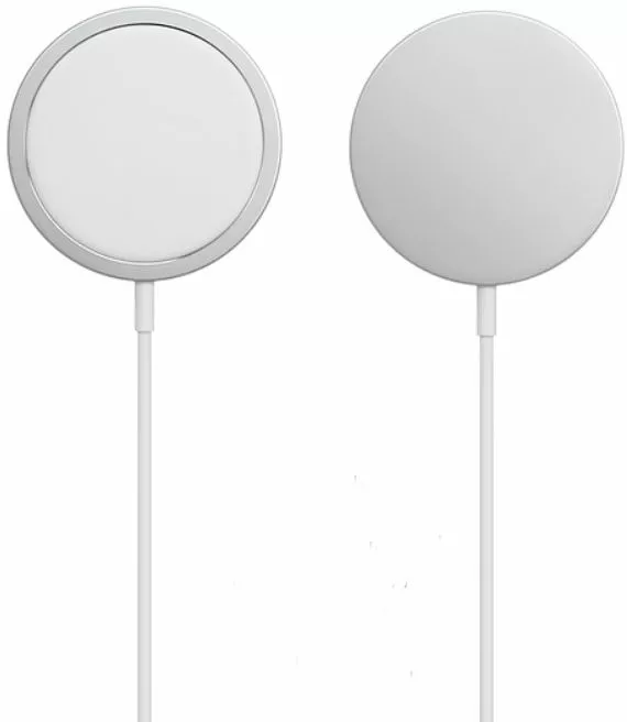🔌 Бездротовий (індукційний) зарядний пристрій Apple MagSafe Charger High  Copy White A2140 ≻ купити в