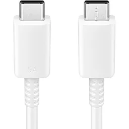 Кабель Samsung Original USB Type-C - Type-C 100w 5a 1м PD cable White - фото Кабель Samsung Original USB Type-C - Type-C 100w 5a 1м PD cable White