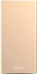 Повербанк GOLF Edge 15 15000 mAh Gold - фото Повербанк GOLF Edge 15 15000 mAh Gold