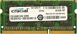 Оперативна пам'ять для ноутбука Crucial 4GB 1600 MHz DDR3L (CT51264BF160B_)