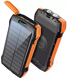 Повербанк Promate SolarTank-20PDQI 20000mAh 20W PD QC Black - фото Повербанк Promate SolarTank-20PDQI 20000mAh 20W PD QC Black