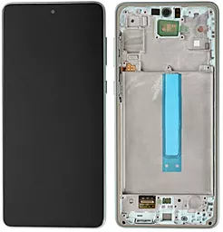 Дисплей Samsung Galaxy A73 A736 с тачскрином и рамкой, оригинал, Awesome Mint - фото Дисплей Samsung Galaxy A73 A736 с тачскрином и рамкой, оригинал, Awesome Mint