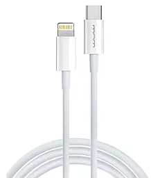 Кабель WUWX181 USB Type-C - Lightning 20w 3a 1м PD сable White