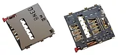 Коннектор SIM-карты Sony Xperia Z1 Compact D5503 / C6902 / C6903 / C6909 / Xperia Z2 D6502 / D6503 / Z Ultra C6802 / C6833 / Tablet Z2 SGP511 / SGP521