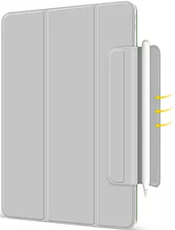 Чохол для планшету BeCover Magnetic Buckle для Apple iPad Air 10.9" 2020, 2022, iPad Pro 11" 2018 Gray (705543) - фото Чохол для планшету BeCover Magnetic Buckle для Apple iPad Air 10.9" 2020, 2022, iPad Pro 11" 2018 Gray (705543)