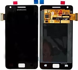 Дисплей Samsung Galaxy S2 I9100 з тачскріном, оригінал, Black