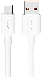 Кабель Usams US-SJ622 USB-A - Type-C 15w 3a 0.5м сable White