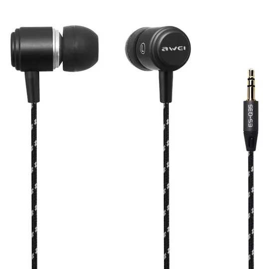 Наушники Awei ES-Q35 Black - фото 1