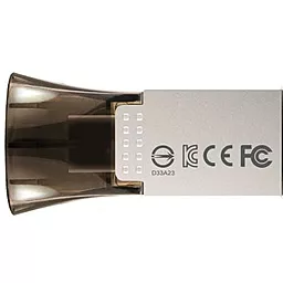 Флешка ADATA 64GB UC330 USB 2.0 OTG (AUC330-64G-RBK) Black - миниатюра 3