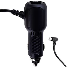 Автомобильное зарядное устройство EasyLife 17W 3.4A + 3.5m L MiniUSB cable Black