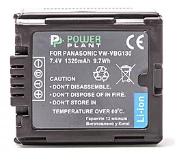 Аккумулятор для видеокамеры Panasonic VW-VBG130 chip (1320 mAh) DV00DV1275 PowerPlant