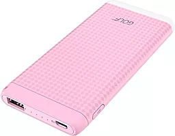 Повербанк GOLF D40 4000 mAh Pink - фото Повербанк GOLF D40 4000 mAh Pink