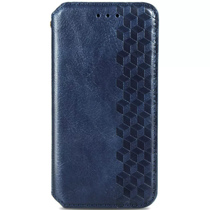 Чехол GETMAN Cubic (PU) для Xiaomi Redmi Note 11 / Note 11S  Синий - фото 1