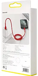 Кабель Baseus Silica USB-A - Lightning 12w 2.4a 1м cable Red (CALGJ-09) - миниатюра 5 Кабель Baseus Silica USB-A - Lightning 12w 2.4a 1м cable Red (CALGJ-09) - миниатюра 5