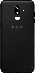 Задня кришка корпусу Samsung Galaxy J8 2018 J810 зі склом камери Original Black - фото Задня кришка корпусу Samsung Galaxy J8 2018 J810 зі склом камери Original Black