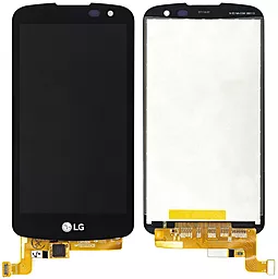 Дисплей LG K4 2016 (K120, K121, K130) (с отверстием под датчик) с тачскрином, Black - фото Дисплей LG K4 2016 (K120, K121, K130) (с отверстием под датчик) с тачскрином, Black