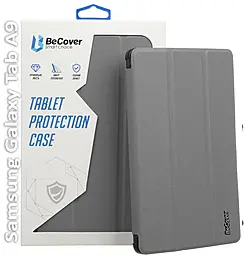 Чехол для планшета BeCover Smart Case для Samsung Galaxy Tab A9 SM-X115 8.7" Gray (709909) - фото Чехол для планшета BeCover Smart Case для Samsung Galaxy Tab A9 SM-X115 8.7" Gray (709909)