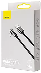Кабель USB Baseus Legend Series Elbow Fast Charging 66w 6a USB Type-C cable black (CATCS-B01) - миниатюра 9
