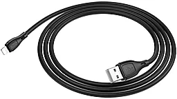 Кабель Hoco X61 Ultimate Silicone USB-A - Lightning 12w 2.4a 1м cable Black - мініатюра 4 Кабель Hoco X61 Ultimate Silicone USB-A - Lightning 12w 2.4a 1м cable Black - мініатюра 4