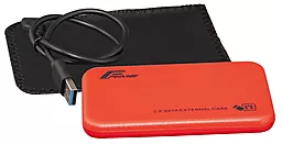 Карман для HDD Frime SATA HDD/SSD 2.5" USB 3.0 Plastic (FHE73.25U30) Red