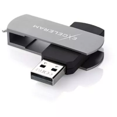 Флешка Exceleram 8GB P2 Series USB 2.0 (EXP2U2GB08) Gray - фото 3