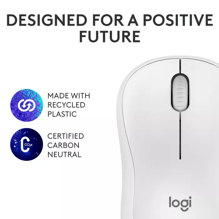 Компьютерная мышка Logitech M240 Off White (910-007120) - фото 6