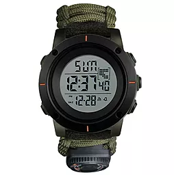 Часы наручные SKMEI 1213AG PARACORD Army Green - фото Часы наручные SKMEI 1213AG PARACORD Army Green