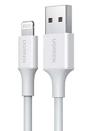 USB Кабель Ugreen US155 Nickel Plating ABS Shell USB Lightning Cable White