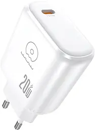 Сетевое зарядное устройство WUW C275 20w PD/QC3.0 USB-C port fast charger White - фото Сетевое зарядное устройство WUW C275 20w PD/QC3.0 USB-C port fast charger White