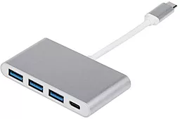 USB хаб (концентратор) Atcom 3 USB 3.0+USB-C (12808)
