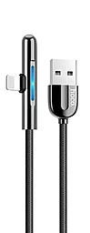 Кабель Hoco U65 Colorful Magic USB-A - Lightning 12w 2.4a 1.2м cable Black - фото Кабель Hoco U65 Colorful Magic USB-A - Lightning 12w 2.4a 1.2м cable Black