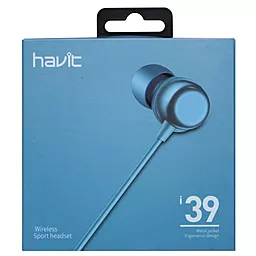 Наушники Havit HV-I39 Blue - миниатюра 3