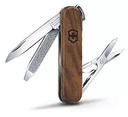 Ніж Victorinox Classic SD Wood (0.6221.63) блістер - фото Ніж Victorinox Classic SD Wood (0.6221.63) блістер