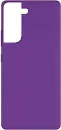 Чехол Epik Silicone Cover Full without Logo (A) Samsung G991 Galaxy S21 Purple