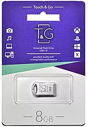 Флешка T&G 8GB 105 Metal Series Silver (TG105-8G)