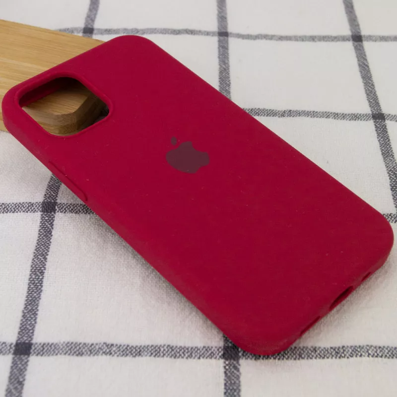 Чехол Silicone Case Full для Apple iPhone 14 Pro Max Rose Red - фото 2
