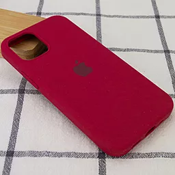 Чохол Silicone Case Full для Apple iPhone 14 Pro Max Rose Red - мініатюра 2