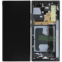 Дисплей Samsung Galaxy Note 20 Ultra N985, Note 20 Ultra 5G N986 з тачскріном і рамкою, сервісний оригінал, Black - фото Дисплей Samsung Galaxy Note 20 Ultra N985, Note 20 Ultra 5G N986 з тачскріном і рамкою, сервісний оригінал, Black