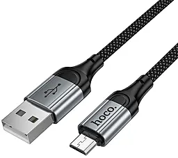 Кабель Hoco X121 USB-A - micro USB 12w 2.4a 1м cable Black - миниатюра 3 Кабель Hoco X121 USB-A - micro USB 12w 2.4a 1м cable Black - миниатюра 3