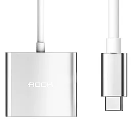 Rock To HDMI/Type-C /USB 3.0 Silver - миниатюра 2
