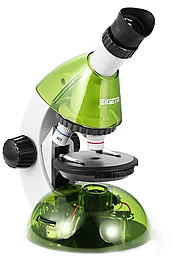 Микроскоп SIGETA MIXI 40x-640x Green с адаптером для смартфона