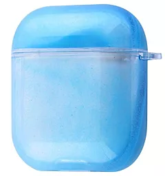 Пластиковый чехол для Apple AirPods 1/2 AQUACASE MAGIC NEON Blue