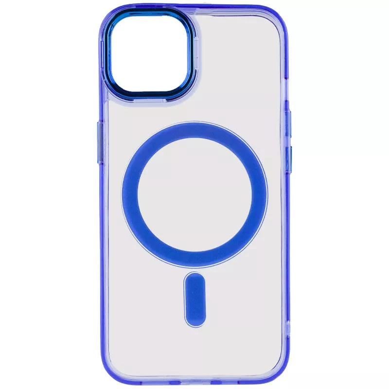 Чехол Epik Iris with MagSafe для Apple iPhone 14 Blue - фото 1