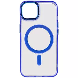 {"ru": "Чехол", "uk": "Чохол"} Epik Iris with MagSafe для Apple iPhone 14 Blue