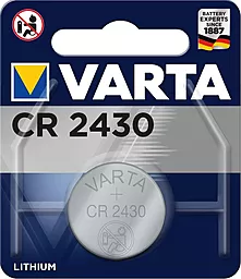 Батарейки Varta CR2430 1шт (06430101401) 3 V