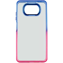 Чехол Epik Fresh Sip Series для Xiaomi Poco X3 NFC, Poco X3 Pro Розовый / Синий